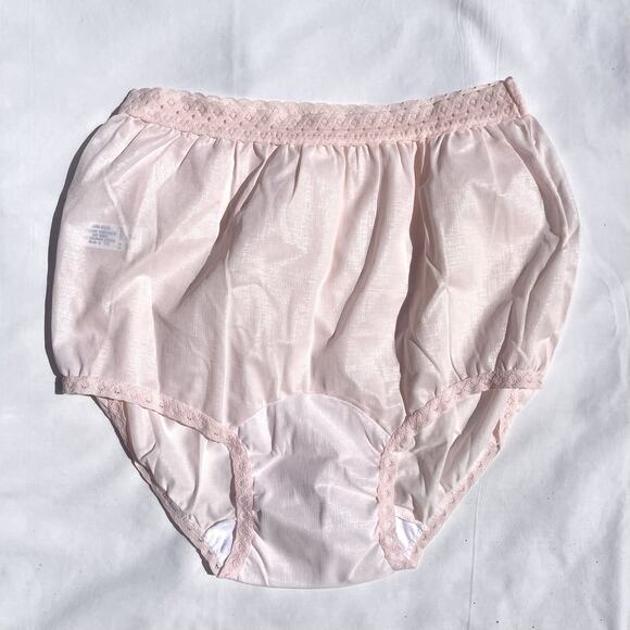 Vintage Lot Of 3 Silky Granny Panties Mushroom Gusset 5 USA New 158 - Picture 8 of 9